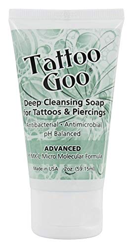 Tattoo Goo Deep Cleansing Soap for Tattoos 2oz – New Formula