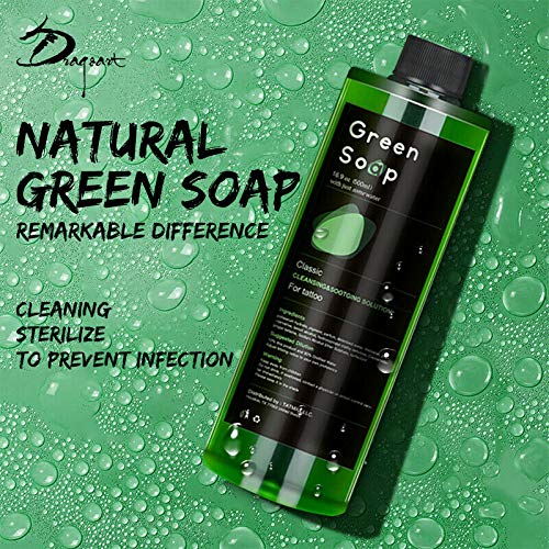 Dragon Art Green Soap Prep Wash for Tattoos