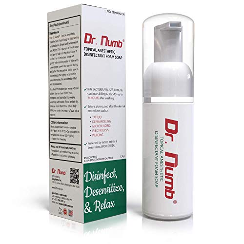 Dr. Numb Topical Anesthetic Foaming Soap - 4% Lidocaine
