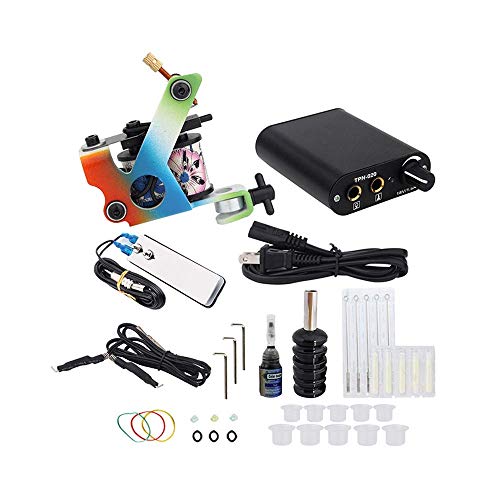 YILONG Starter Tattoo Kit with 8 Wrap Coils