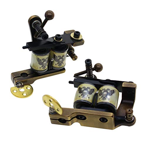 Thomas Handmade Coil Tattoo Machines with Brass Frame