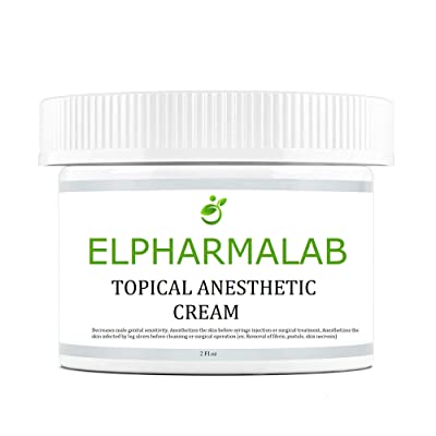 ELPHARMALAB 5% Lidocaine Topical Numbing Cream for Deeper Penetration
