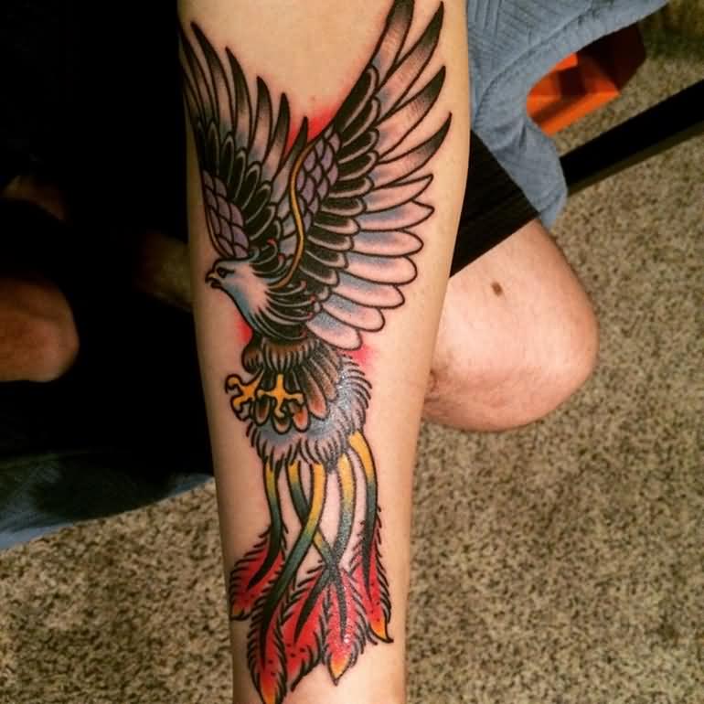Forearm Phoenix Tattoo