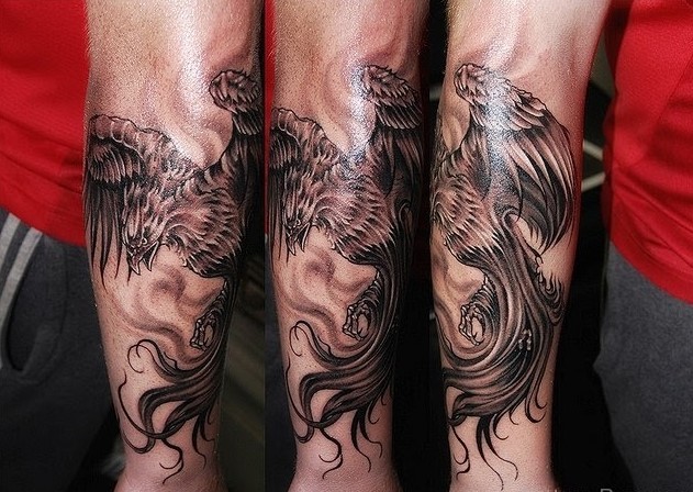 Wrist Phoenix Tattoo