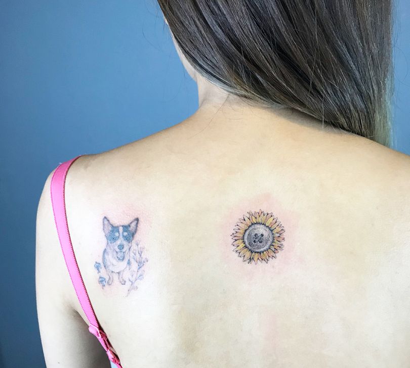 beautiful-sunflower-tattoo-for-girls-Anneaux-Tattoo