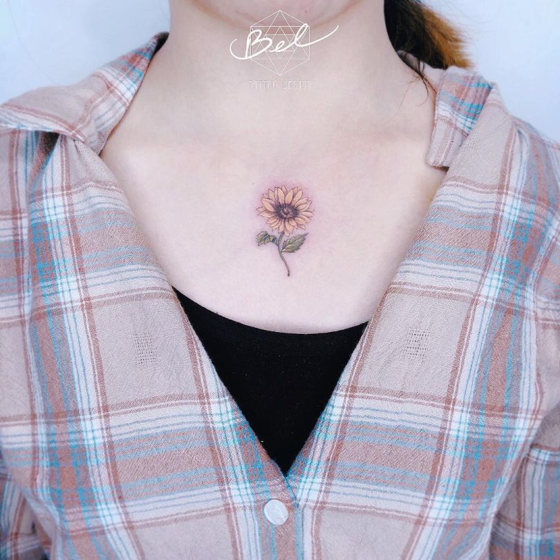 beautiful-sunflower-tattoo-ideas-by-bel_tattoo-1